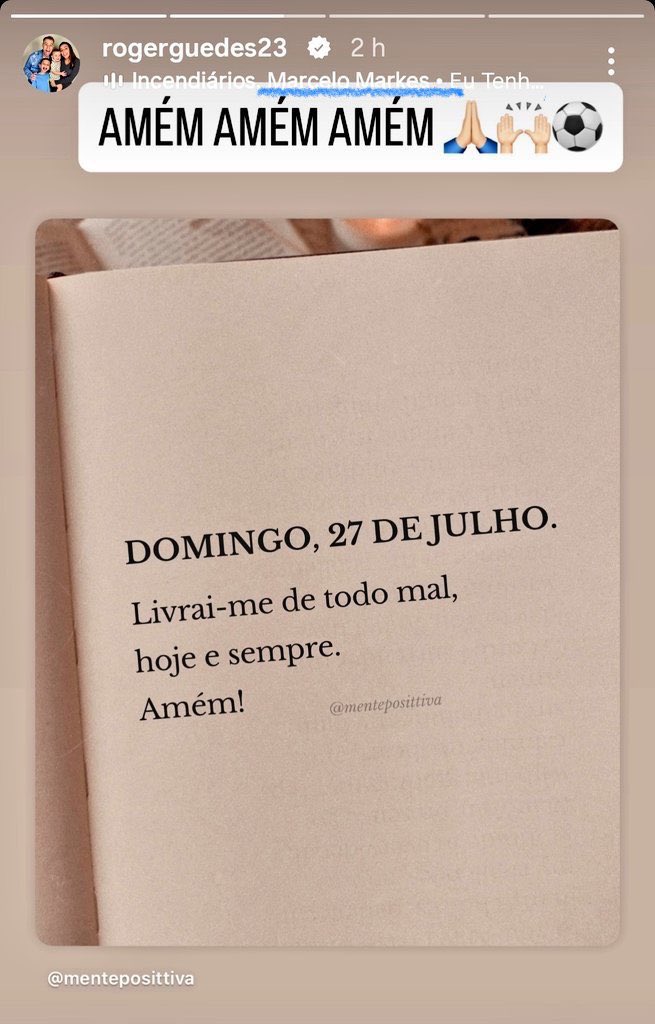 bernapoa2's tweet image. Roger Guedes postando histories com música do cantor MARCELO MARKES
⏳7️⃣🇪🇪👀