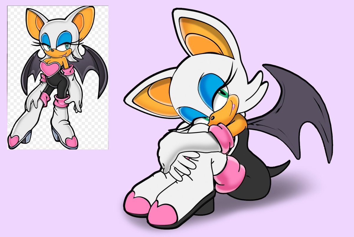 lIJCThorntonll's tweet image. WIP
2D-Styled Rouge the Bat 3D model posing like Lola Bunny!
#SonicTheHedgehog #3danimation