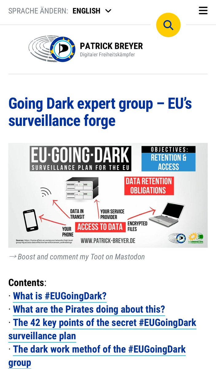 The EU’s “Going Dark” group is pushing for mass surveillance. This secretive initiative wants to:

- Store your calls, texts, and online activity without suspicion
- Break encryption, making your private chats accessible
- Force phone and car makers to build surveillance into