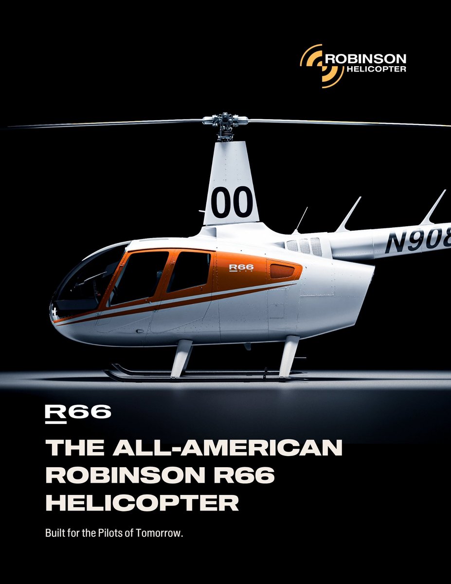 U.S. Army readiness starts with Robinson Helicopters.

The R66 offers a robust and proven platform for initial rotary flight training.

Our R66 US Army Trainer introducing the latest technology while retaining direct control input—essential for building advanced stick and rudder