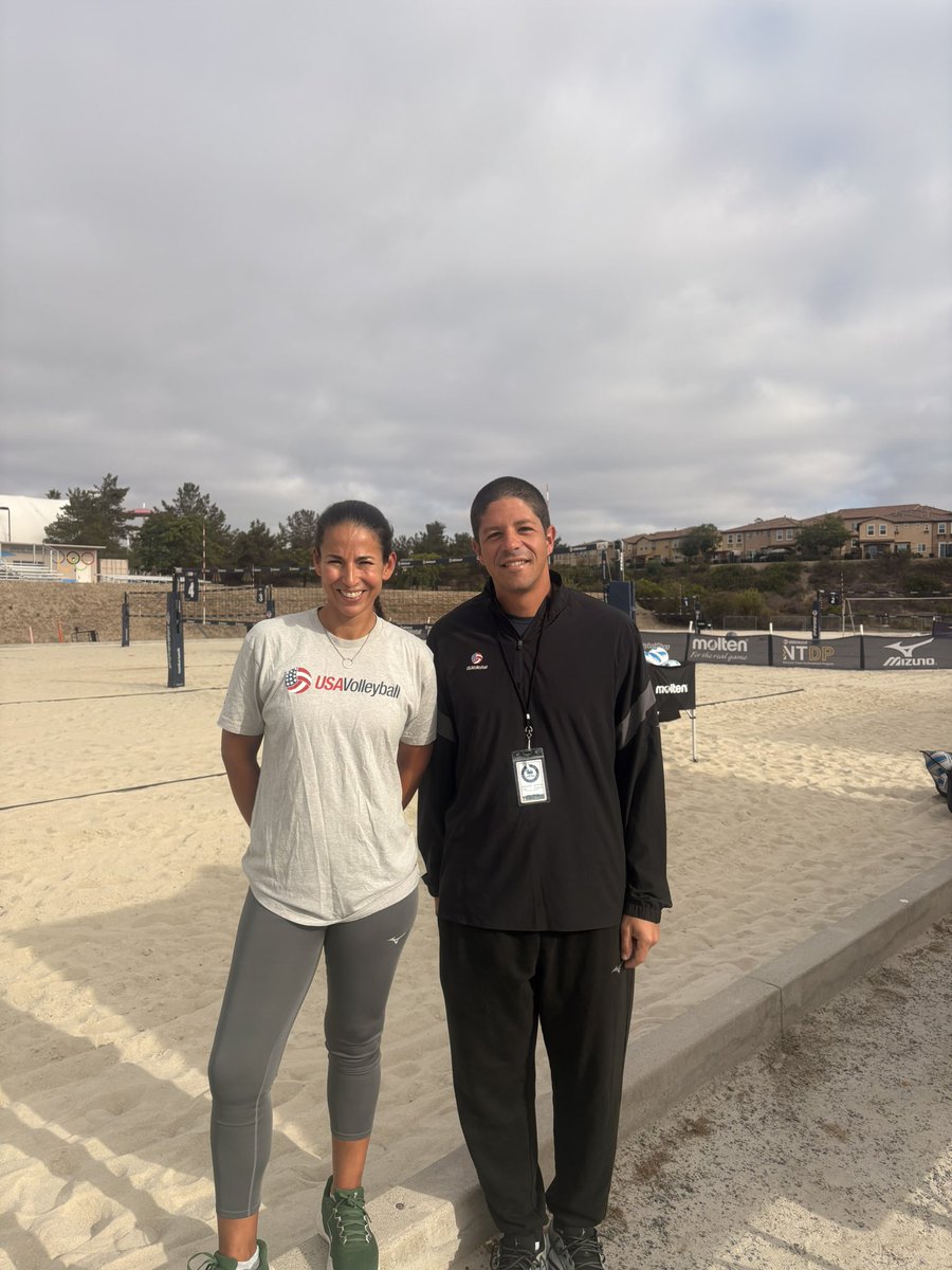 Excited to be Back in Chula Vista at the Olympic training center to work with U19 for the next 5 days! <a href="/USAVBeach/">USAV Beach</a>