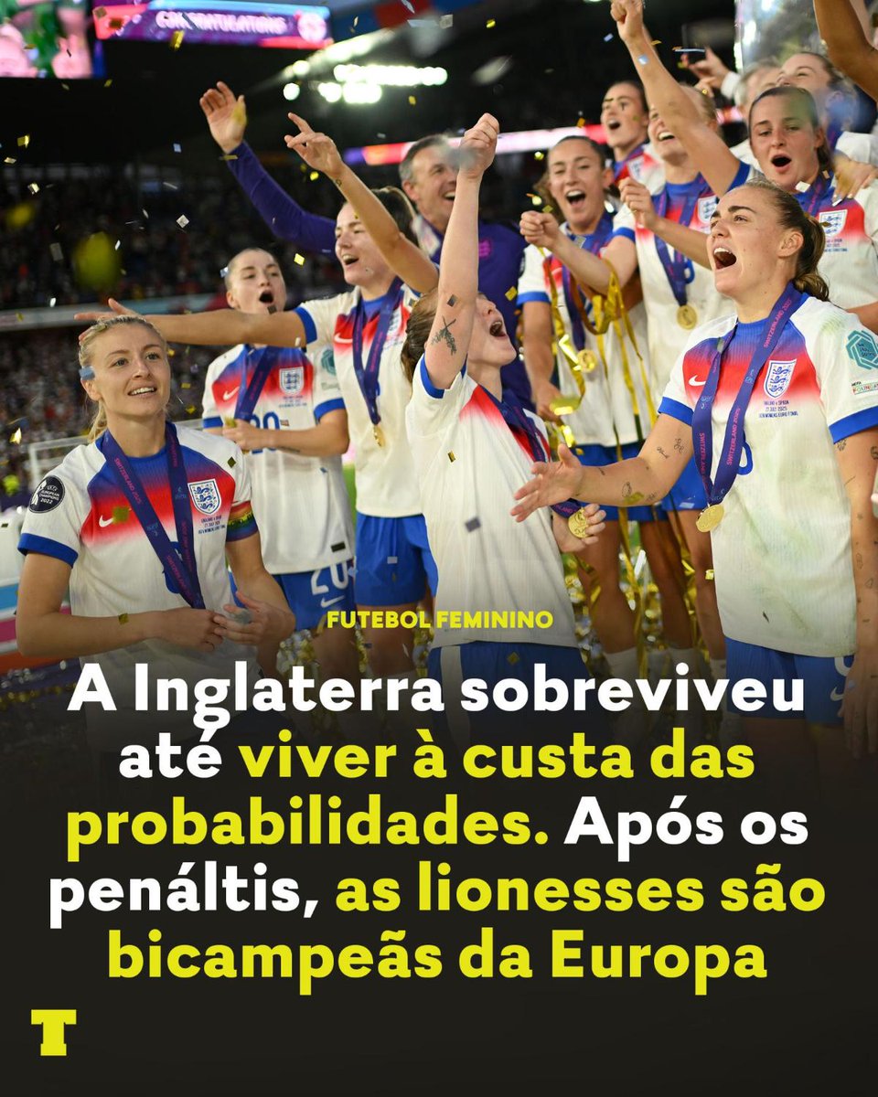 TribunaExpresso's tweet image. A equipa de Wiegman revalidou o título de 2022, derrotando as campeãs do mundo no desempate após um 1-1 nos 120 minutos. Leia a crónica de jogo: tribuna.expresso.pt/cronica-de-jog…