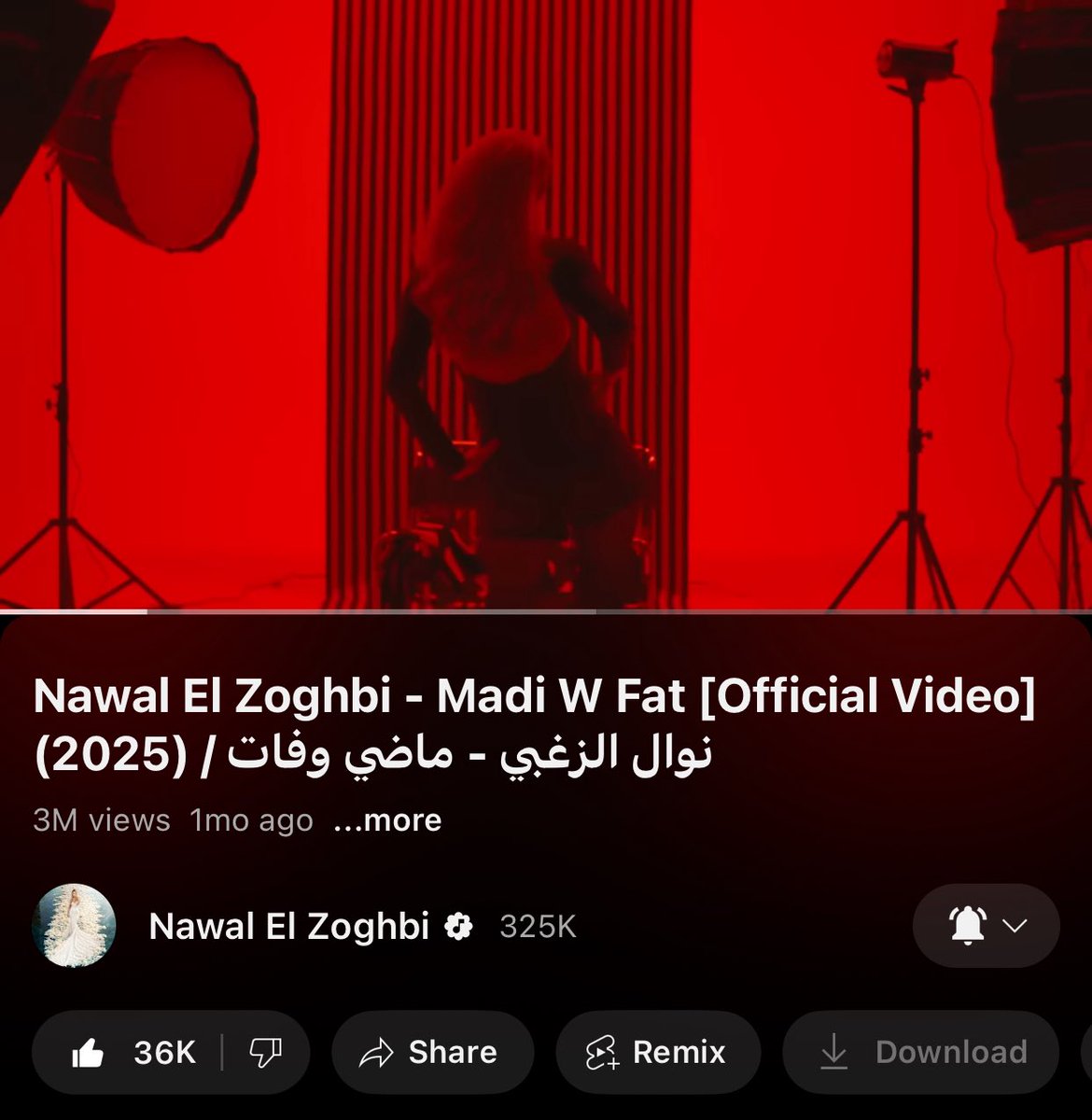 khaledkarazon's tweet image. مبروك ال ٣ مليون #ماضي_وفات #نوال_الزغبي
هالاغنيه جد بتجنن بتستاهل اكتر بكتير
❤️🎉🎉