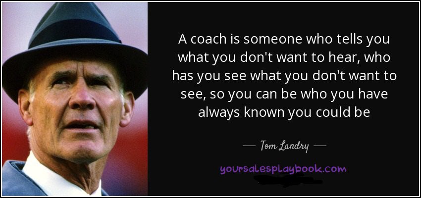 “Everyone needs a coach”; Here’s how you can find the best sales coach: Steal my How To Hire A Sales Coach guide here &gt; forms.aweber.com/form/12/901017…