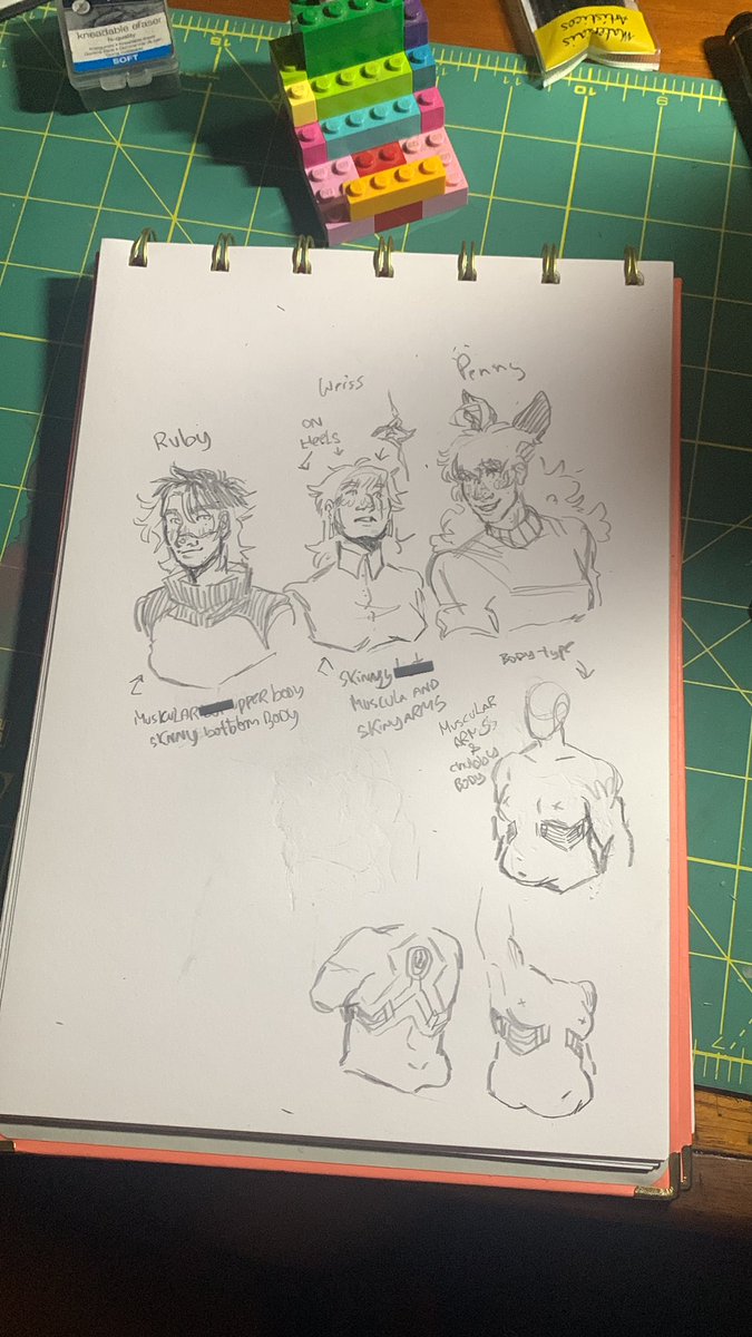 ahnizos_8's tweet image. forgot to draw penny chest scars but y’all get the idea