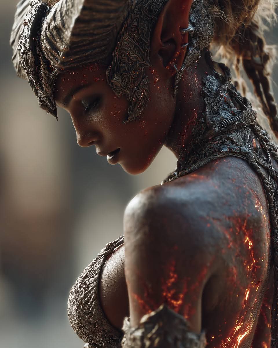 cosystories's tweet image. Lucifer came in a rush, he pulverised all the men and their guns, took Verdi, and descended back in his empire followed by his three nieces. "No daughter of mine will die at the hands of these pathetic creatures." he growled, destroying the three statues. "No man or God will hurt…
