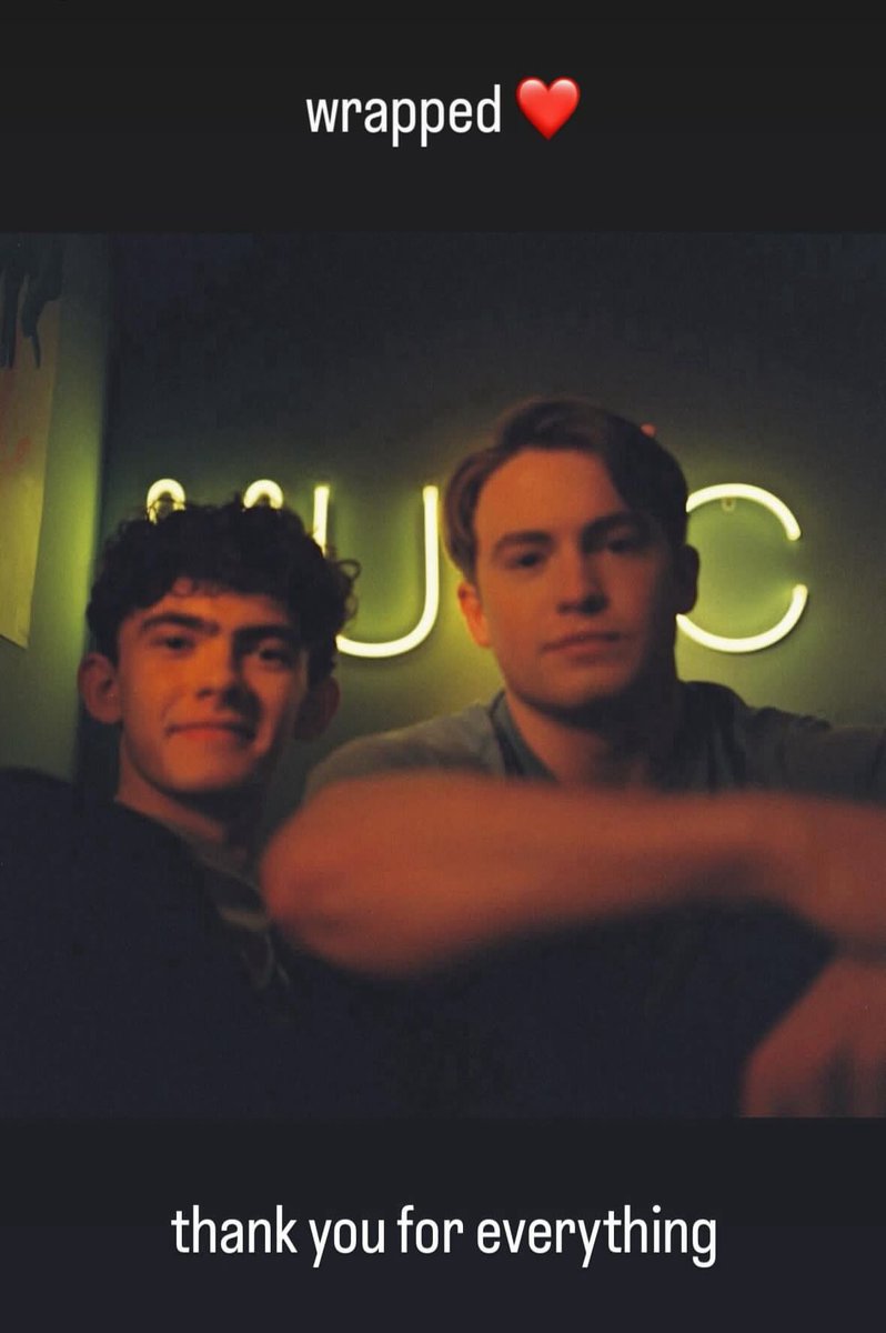 PreviouslyFilmx's tweet image. #Heartstopper
⚠️ ATENCIÓN ⚠️
Finaliza el rodaje de la película que cerrará la historia de Nick y Charlie.
Próximamente en @NetflixES.