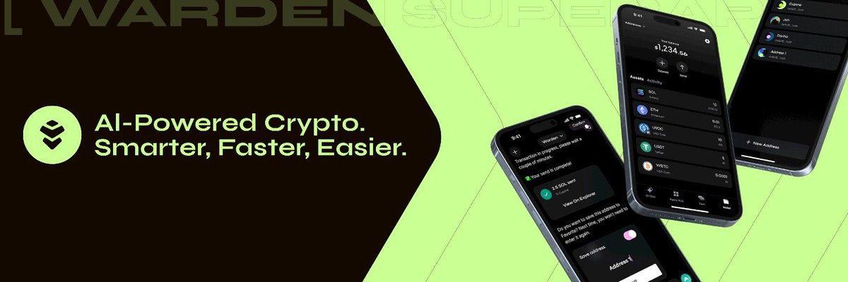 crypto has always struggled with user experience 
multi-chain complexity, keys, gas, bridges…
it’s too much for most users

<a href="/wardenprotocol/">Warden</a> is here to abstract it all away through AI agents that think and act on your behalf.

this isn’t a chat bot.
this is crypto made human.
👇