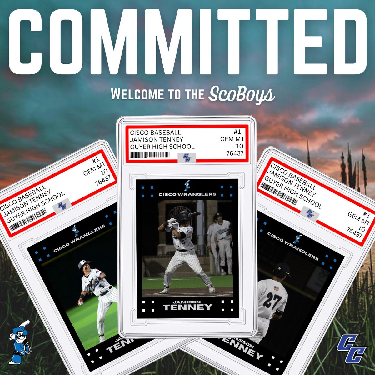 JamisonTenney's tweet image. I’m Blessed to start my journey here.!
@CiscoBaseball1 @BodzinPitching @KJtwo6 @Guyer_Baseball
@thecamvega
@alexhavlicek17
@munzmas
