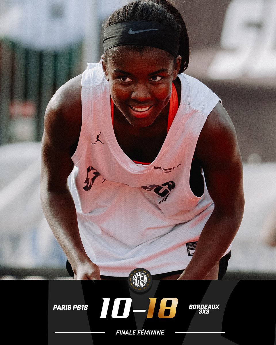 3x3ffbb's tweet image. Une finale maîtrisée pour décrocher le titre !🏆
✍️Bordeaux 3x3 vient de marquer son histoire en écrivant son nom au palmarès de la Superleague 3x3 FFBB.
#OpenFrance3x3 I #SLOpen3x3