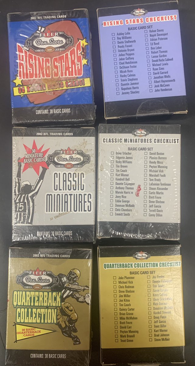 mcfarm21's tweet image. Digging around getting stuff out of the car into the heshed. These sets were one per hobby box. Slightly different from the regular cards.
