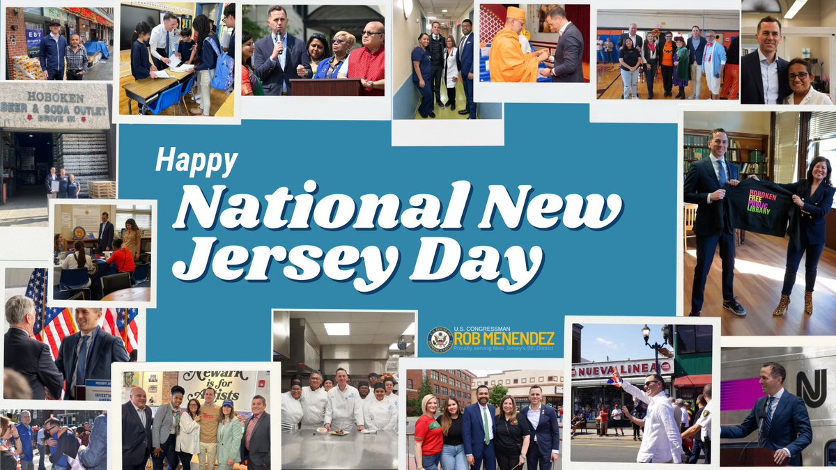 Rep. Rob Menendez (@repmenendez) on Twitter photo To every New Jerseyan, near and far:
Happy #NationalNewJerseyDay!
I’m honored to represent the great Garden State and the community that shaped me every single day. Here’s to all of us building a stronger <a href="/NJGov/">New Jersey</a> together. 🫶 To every New Jerseyan, near and far:
Happy #NationalNewJerseyDay!
I’m honored to represent the great Garden State and the community that shaped me every single day. Here’s to all of us building a stronger <a href="/NJGov/">New Jersey</a> together. 🫶