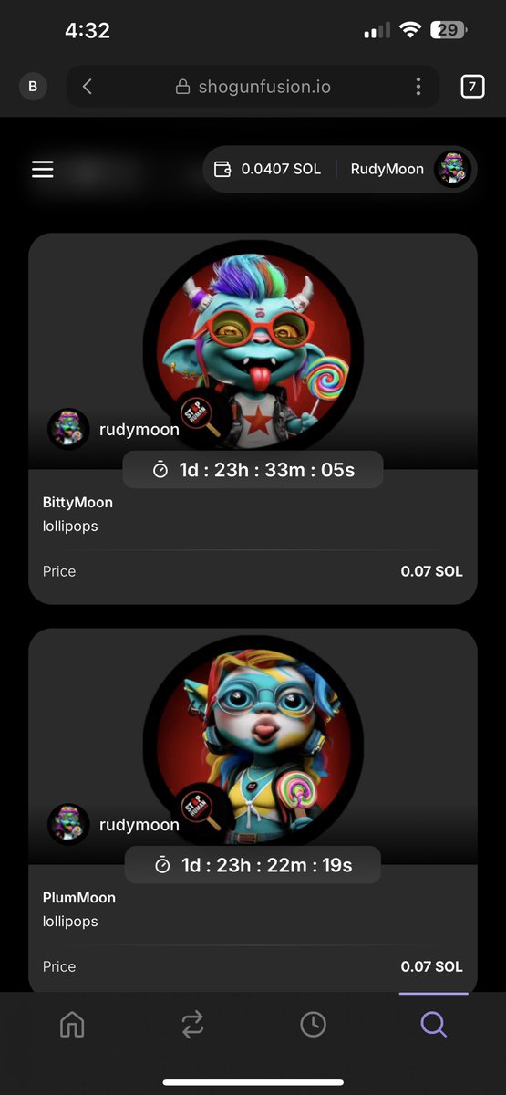 rla323's tweet image. 2 days left to bid on these two Lollipop NFTs. Place your bid for only .07 Solana each, which is only $13 at the current price. 

Proceeds from these two will go right into the new @SafemoonYolo FREE-SOL presale, with some of those tokens being used for giveaways after launch.…