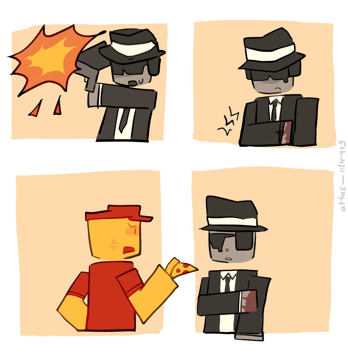 Attasno3's tweet image. I don&apos;t have time to draw sth nice  #paycheck #Forsaken