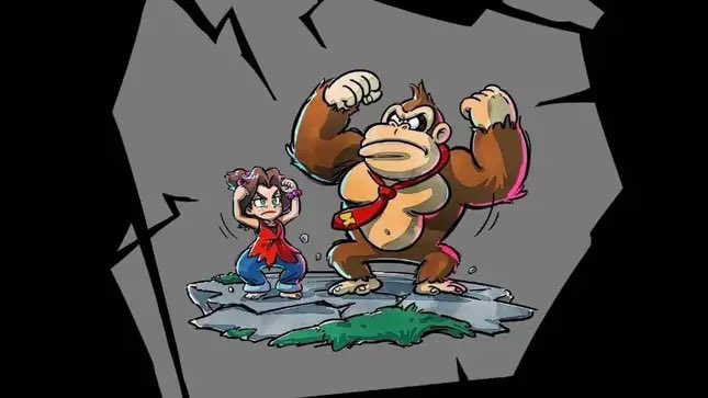 byebyevylo's tweet image. love love love the cute little illustrations of the dk bananza cast that show up in the loading screens