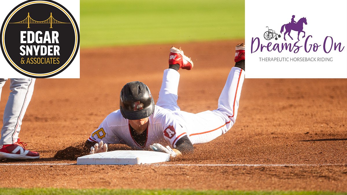 AltoonaCurve's tweet image. Mitch Jebb stole his 25th base of the season today, which means @edgarsnyder will make another donation to Dreams Go On!