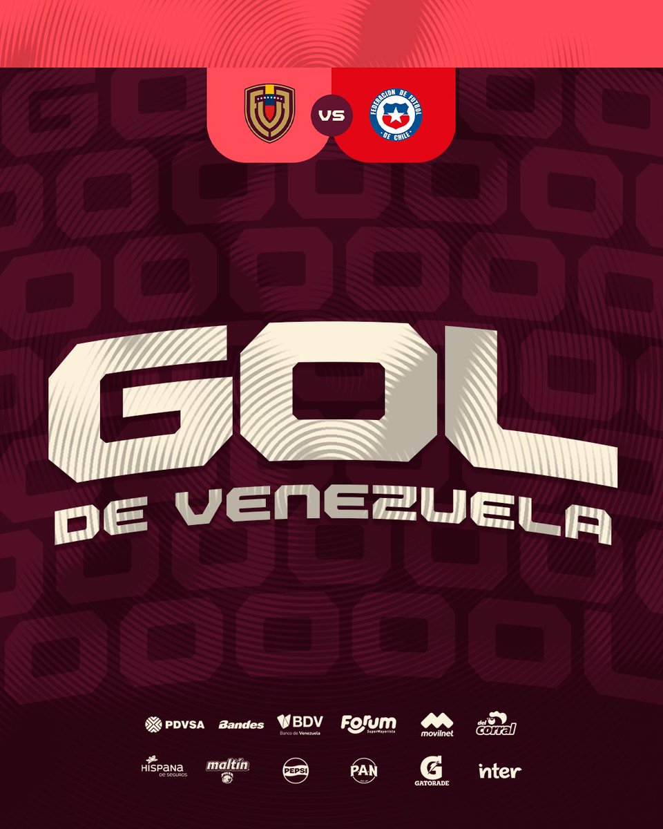 ⏱️11’ - ¡𝐆𝐎𝐋𝐀𝐀𝐀𝐀𝐀𝐀𝐀𝐀𝐀𝐀𝐙𝐎𝐎𝐎𝐎𝐎𝐎𝐎𝐎! 🔥

Grandiosa jugada individual de Santiago Pita que define con un zurdazo y pone la igualdad en el marcador

Venezuela 1-1 Chile

#SiempreVinotinto #VinotintoSub20 🇻🇪