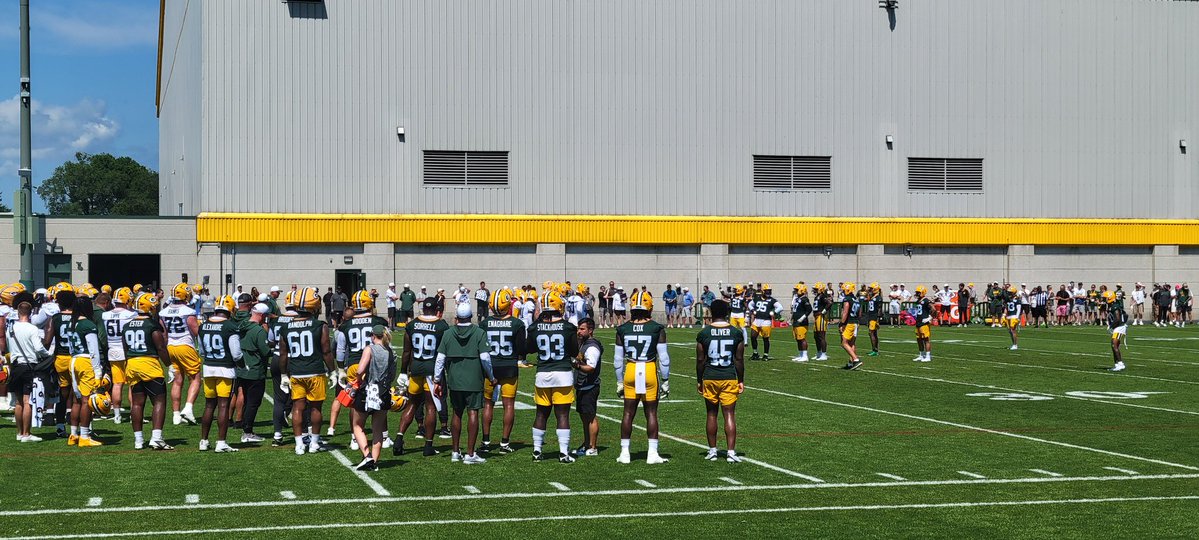PackerfanMKEGRB's tweet image. Some pics from today&apos;s practice #TrainingCamp2025 #GoPackGo