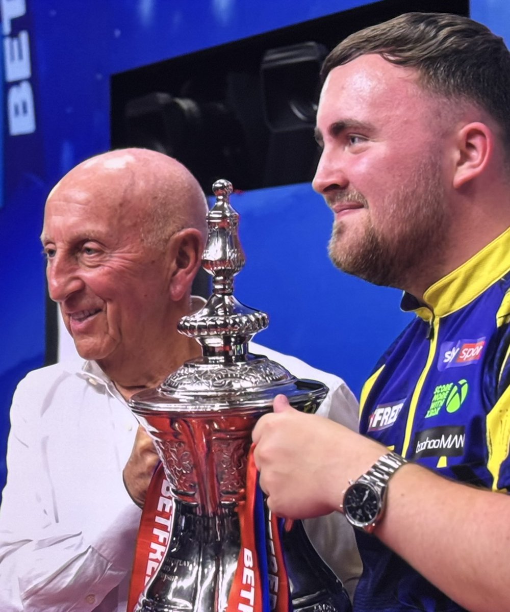 Triple crown!!!!  Amazing 🤩 <a href="/LukeTheNuke180/">Luke Littler</a>