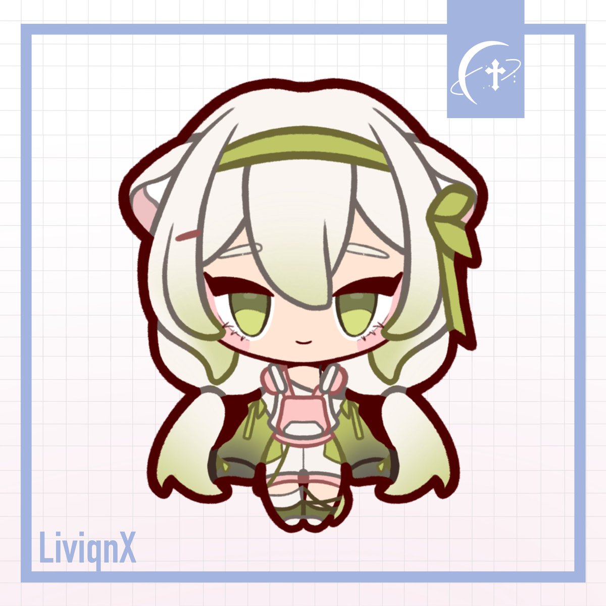 Laimu! 🍋‍🟩💚

✖️Batch4 -&gt; 1/9
Available as Charm soon!
Get her on Vexpo! 

#laimuart