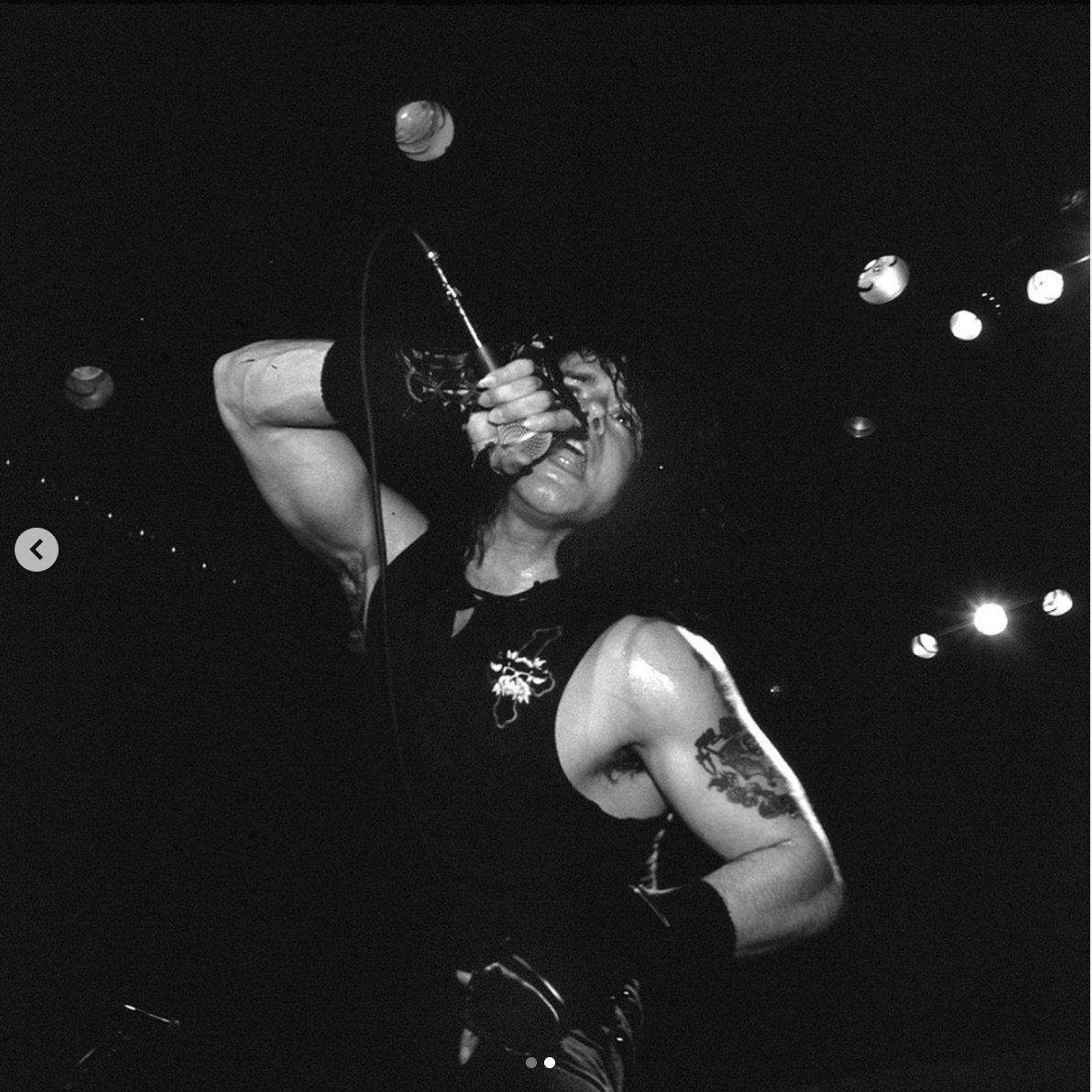 ThisDayInDanzig's tweet image. 1990. Danzig, Soundgarden, Santa Monica Civic, Santa Monica, CA. 📸: Alison Braun