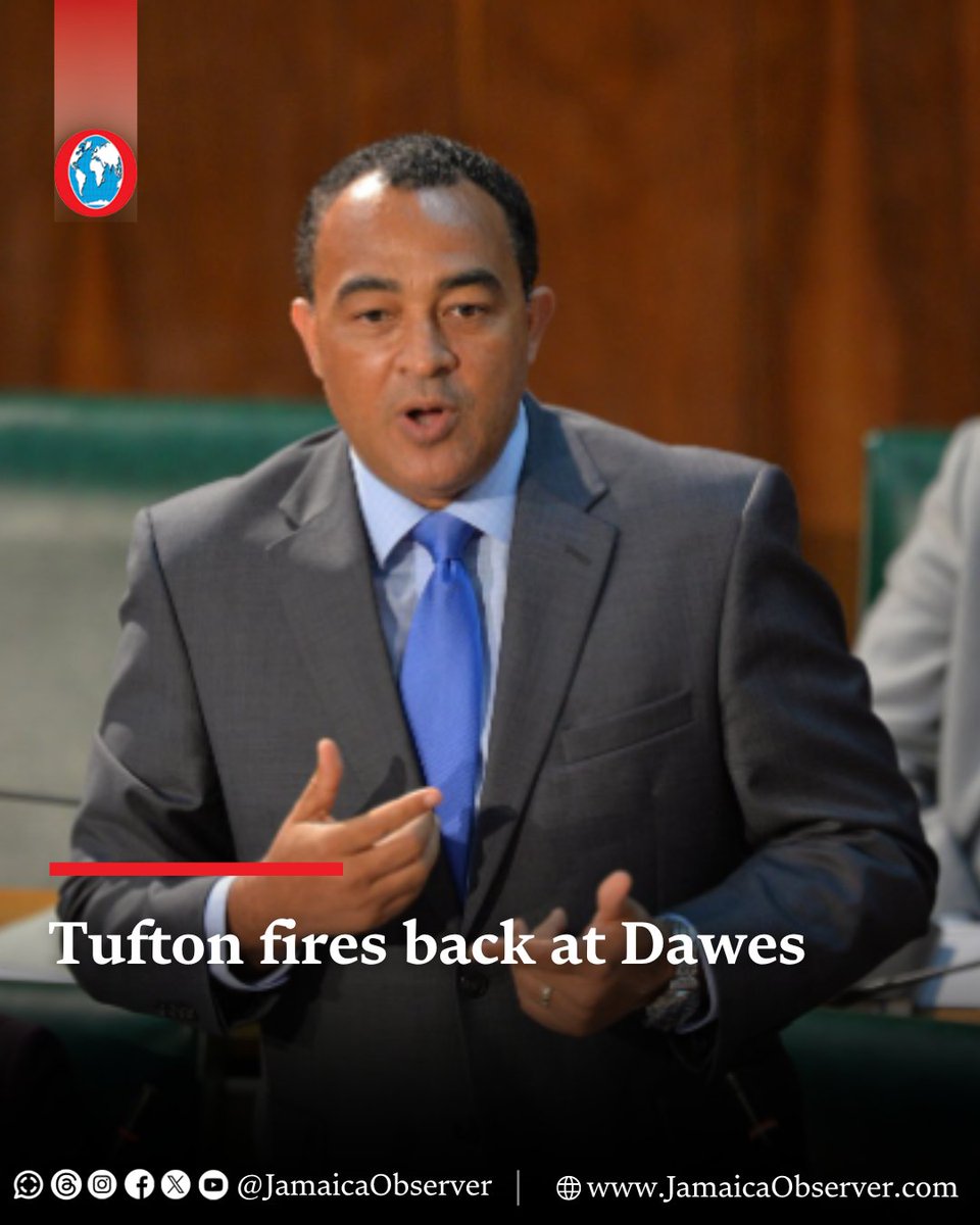 JamaicaObserver's tweet image. Health and Wellness Minister Dr Christopher Tufton has blasted political detractors who he accuses of describing health care as a crisis without appreciating how complex the health-care system truly is.
jamaicaobserver.com/2025/07/27/tuf…