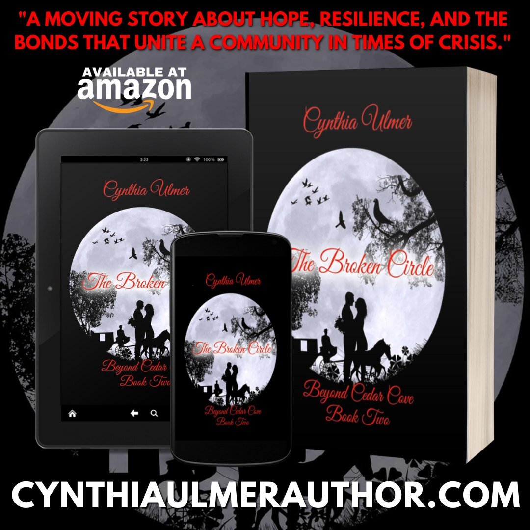 AuthorShout's tweet image. The Broken Circle: Beyond Cedar Cove, Book Two is available at amzn.to/3GfRCuC
@CindyUlmerBooks
#books #bestbooks #goodreads #bookboost #bookblogger #inspirational #HistoricalFiction #historicalbooks #fictional