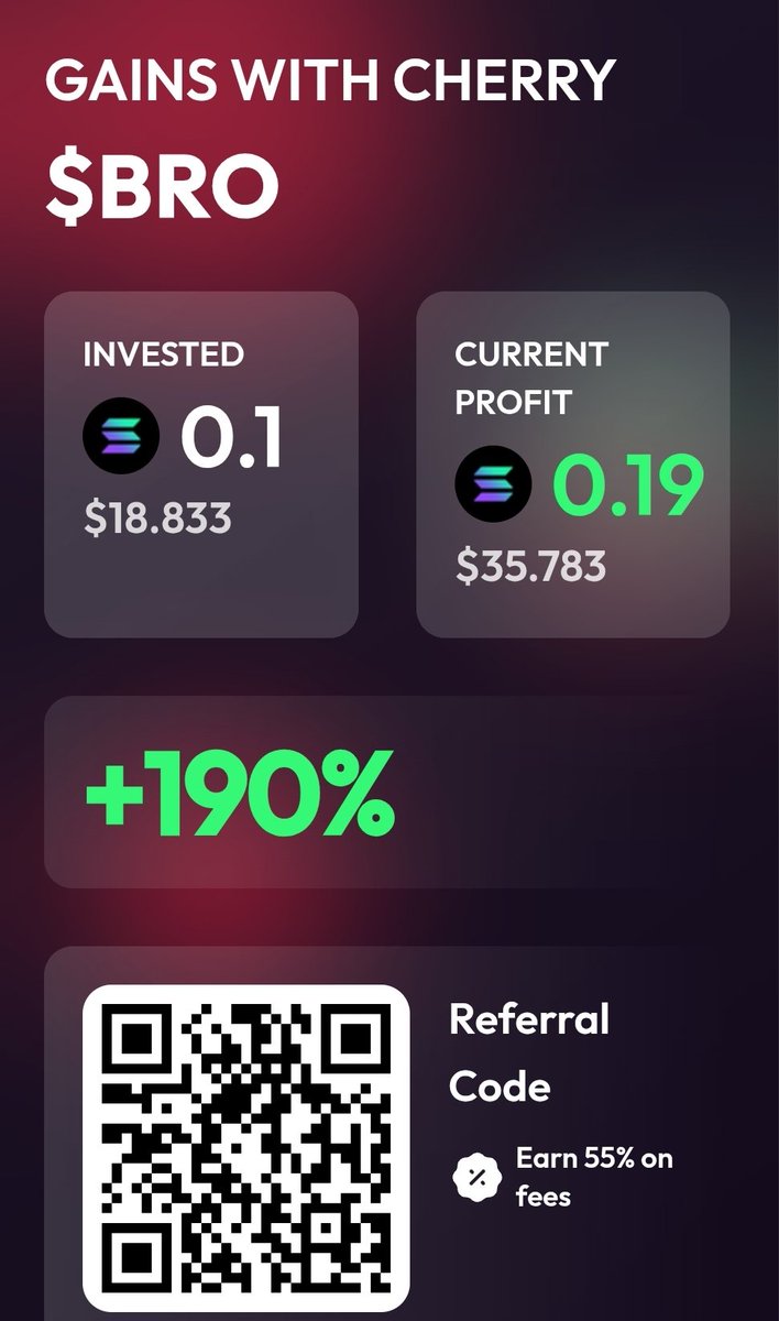 SheisKrystal's tweet photo. Chart's moving real chill. $BRO is moving in the right direction🚀. We can't slack on this, got to keep buys coming🔥

https://t.co/4EcemyrmeQ https://t.co/F5Q0jtn94b