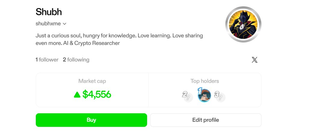 Shubhxme's tweet image. Heeeey everyone! Just got into Zora and set up my profile. Here’s how you can do it too 👇
@zora is a cool platform where you can actually own and monetize your content on the blockchain. No more relying on big tech algorithms; you tokenize your posts and earn from trades.
Why…