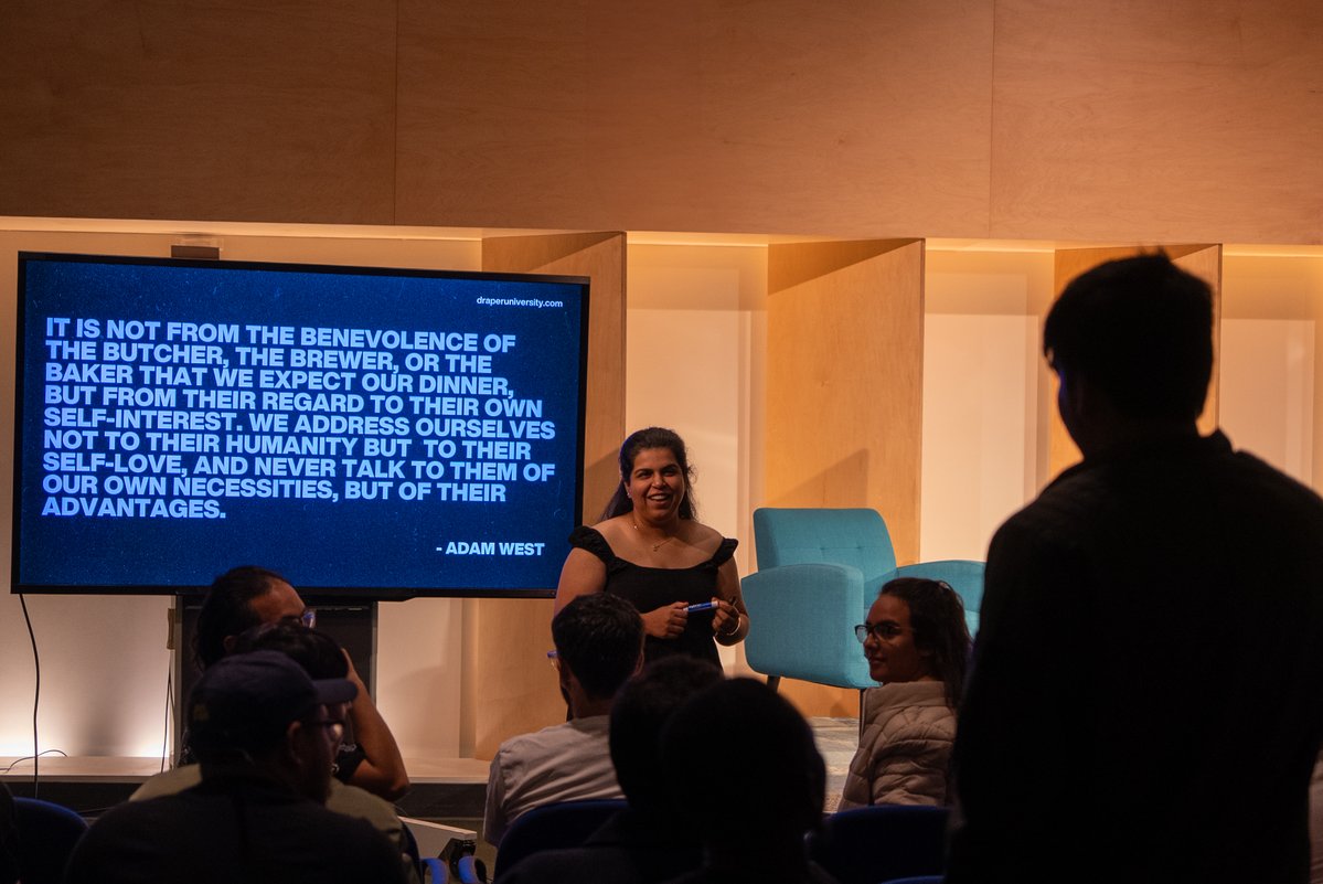 draper_u's tweet image. We just wrapped up Week 2 of the DraperU x @StellarOrg Founder Residency Program!
Here are some of the highlights:
- Spoke to our CEO @AsraNadeem
- Pitched to @TimDraper
- Hosted @chrisli2046 and @davidlsneider
Ready for Week 3 💪