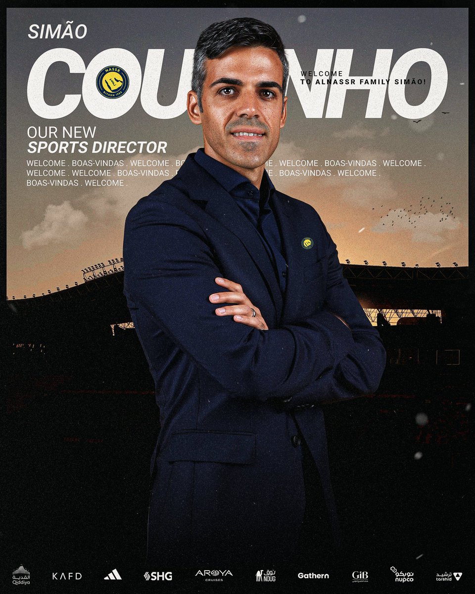 ahmad2man's tweet image. نادي #النصر يعلن تعيّن السيد سيماو كوتينيو مديرًا رياضيًا للنادي .