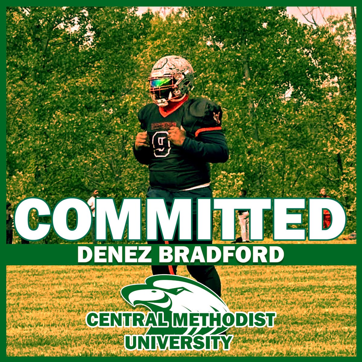 Jeff Cotton (@jeffcotton89) on Twitter photo I’m so happy to have <a href="/Da1Nez/">Nez</a> committed to <a href="/cmueaglesFB/">Central Methodist Football</a> 💚🤍💚 a true dawg in the trenches and in life. Have watched him grow these last 4 years and can’t wait for the next 4🦅 We building something special <a href="/CoachDaveBrown/">Dave Brown</a> <a href="/cmuniv/">Central Methodist University</a> #alldavibez #TakeFlight #eaglepride I’m so happy to have <a href="/Da1Nez/">Nez</a> committed to <a href="/cmueaglesFB/">Central Methodist Football</a> 💚🤍💚 a true dawg in the trenches and in life. Have watched him grow these last 4 years and can’t wait for the next 4🦅 We building something special <a href="/CoachDaveBrown/">Dave Brown</a> <a href="/cmuniv/">Central Methodist University</a> #alldavibez #TakeFlight #eaglepride