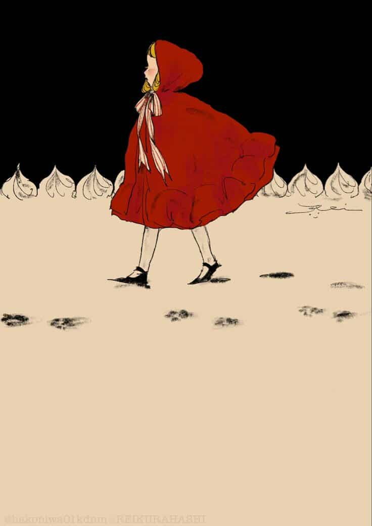 dreamerbook's tweet image. &apos;Little Red Riding Hood&apos; by Rei Kurahashi