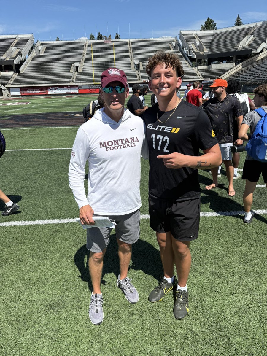 _treyarnold_'s tweet image. Had a great time camping and touring @MontanaGrizFB Thanks to @GrizCoachGreen and @Coach_Hauck for having us out! @CoachPease @MissionBayFball @LBCoachTate @Coach_KHarris16