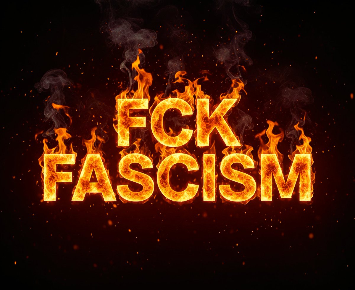 Fascism is spreading, stifling freedom and equality. We say NO to hatred, intolerance, and violence. With empathy and resolve, let’s unite our voices for a world of peace, respect, and justice. Never again fascism, never again oppression! 🔥