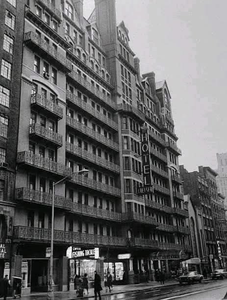 Chelsea Hotel N.Y.C 1960s.