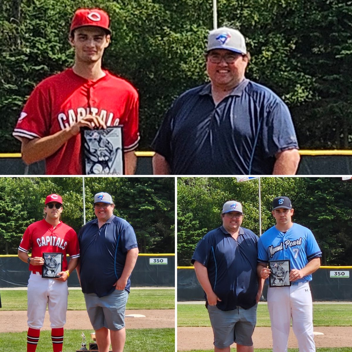 BaseballNL's tweet image. Congrats to St. John&apos;s for winning the Senior Championship!

The Caps defeated MP 10-1  ⚾️

Player of the Game
✅️ Jacob Reid (SJ)
✅️ Ryan Hurley (MP)

Tournament Awards 🏆
Top Batter - Ryan Hurley (MP)
Top Pitcher - Ryan Morgan (SJ)
MVP - Jacob Reid (SJ)

#BNLProvincials25