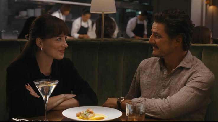 jinafile's tweet image. now watching: materialists dir. celine song, 2025.