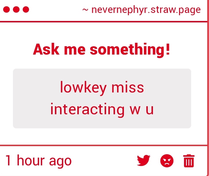 NeverNephyr's tweet image. AH AAHH IM SORRY IM SAORRY!!! WHO IS THIS!!! You can dm me for my discord if you want since I'm more active there ^_^' hehe nevernephyr.straw.page