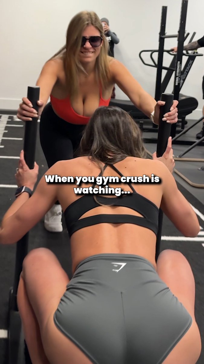 I've got the best seat in the gym!