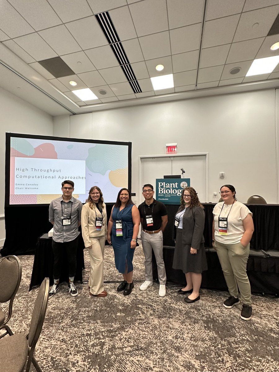 ASPB (@aspb) on Twitter photo Happening now: High Throughput Computational Approaches Concurrent Symposium, featuring talks by <a href="/CanadayEmma/">Emma Canaday</a>, <a href="/maizeBDG/">Brianna D. Griffin</a>, Blake Horton, <a href="/oneandJHONly/">Jhon Concepcion</a>, <a href="/snodgrasshopper/">Samantha Snodgrass</a>
and <a href="/b10_m0del1ng/">Renรฉe Dale PhD</a>.
#PlantBio2025 #PlantScience <a href="/ohiou/">Ohio University</a> <a href="/IowaStateU/">Iowa State University</a> <a href="/NCState/">NC State University</a> Michigan State University <a href="/ucdavis/">UC Davis</a> Happening now: High Throughput Computational Approaches Concurrent Symposium, featuring talks by <a href="/CanadayEmma/">Emma Canaday</a>, <a href="/maizeBDG/">Brianna D. Griffin</a>, Blake Horton, <a href="/oneandJHONly/">Jhon Concepcion</a>, <a href="/snodgrasshopper/">Samantha Snodgrass</a>
and <a href="/b10_m0del1ng/">Renรฉe Dale PhD</a>.
#PlantBio2025 #PlantScience <a href="/ohiou/">Ohio University</a> <a href="/IowaStateU/">Iowa State University</a> <a href="/NCState/">NC State University</a> Michigan State University <a href="/ucdavis/">UC Davis</a>