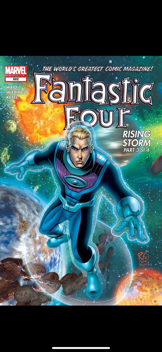 ComicsCuts's tweet image. Johnny Storm scene with Shalla-Bal was one of my favorites. Reminded me of the Rising Storm arc from Mark Waid’s Fantastic Four run.