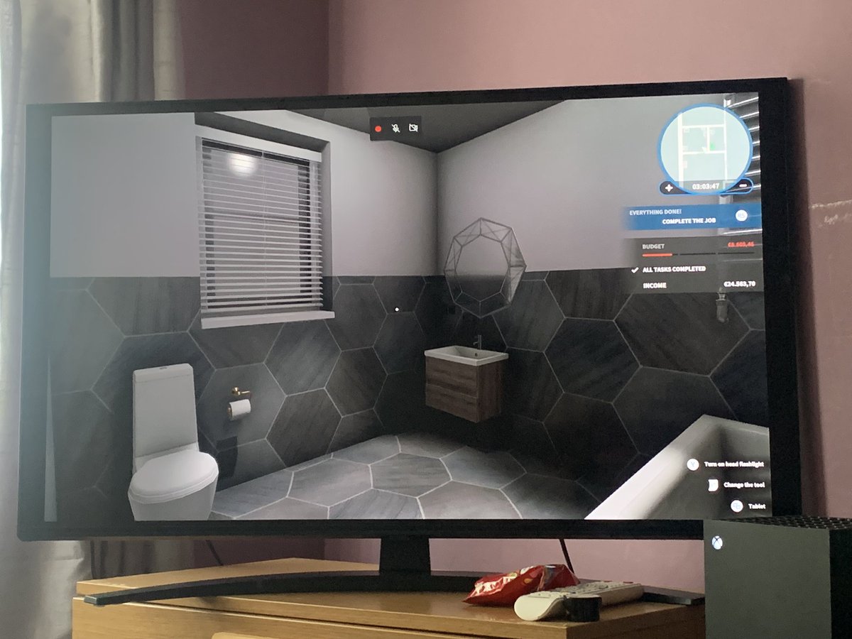 NatalieS157's tweet photo. Just Call Me Miss House Designer! Designing And Flipping Houses On House Flipper! House 24 Part 2☺️😌😁😝🤓🎧🎮👩🏼‍💻🏡🏠🔨🪚🔧🪛🪓🧰💗
#GamerSession #Gameplay #GamerGirl #Xbox  #HouseFlipper #FlippingHouses #CallMeMissHouseDesigner #Designer #MoonriseBay #ApartmentDLC #ModernStyle https://t.co/rKGdXk8mjM
