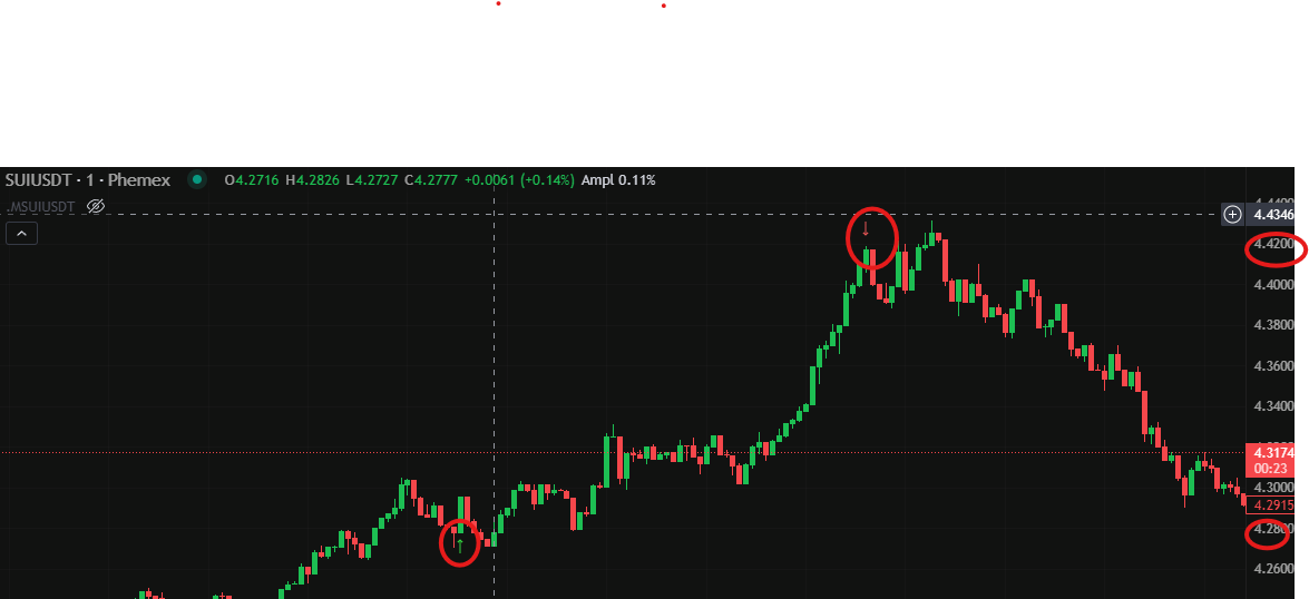 Todays trade of the day #SUI looking for another entry for this weekly breakout trade.