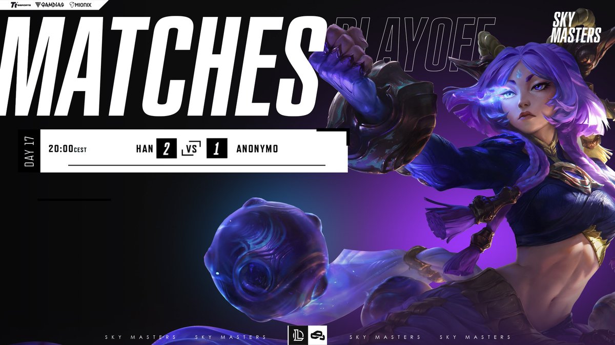 HAN advances to the semifinals of Skymasters Season 3!

#skymasters #LeagueOfLegends #eSports