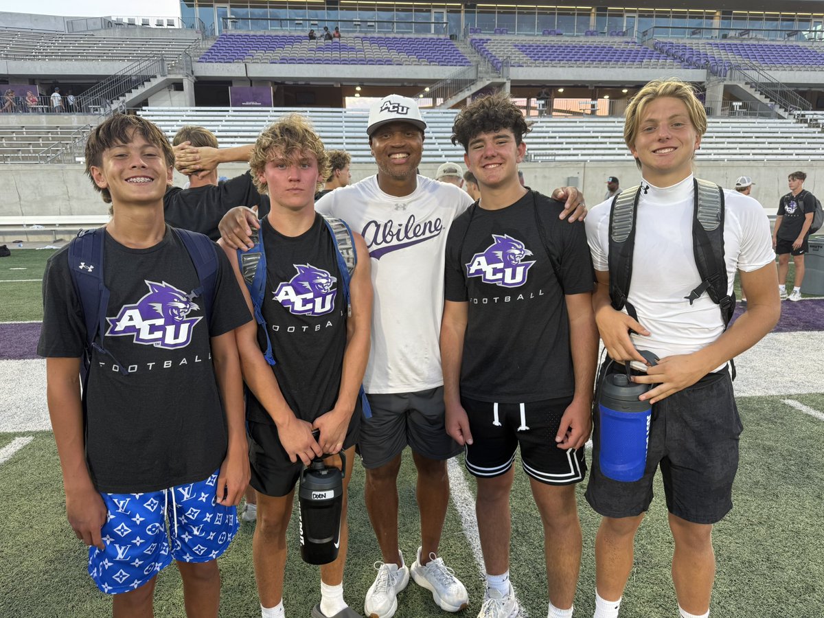 Connor Chapman (@connor5chapman) on Twitter photo Friday night camp at <a href="/ACUFootball/">ACU Football</a> was a blast! <a href="/PCALionsFB/">PCAFootball</a> showed up strong 💪 Thank you to <a href="/coachp_ACU/">Keith Patterson</a>, <a href="/Coach_Fila/">Joel Filani</a>, and <a href="/Coach_GHarrell/">Graham Harrell</a> for the chance to compete. Big thanks to <a href="/CoachEasterday/">Eddie Easterday Jr.</a> for the coaching and the opportunity to come back to visit for a game this fall 🙏 Friday night camp at <a href="/ACUFootball/">ACU Football</a> was a blast! <a href="/PCALionsFB/">PCAFootball</a> showed up strong 💪 Thank you to <a href="/coachp_ACU/">Keith Patterson</a>, <a href="/Coach_Fila/">Joel Filani</a>, and <a href="/Coach_GHarrell/">Graham Harrell</a> for the chance to compete. Big thanks to <a href="/CoachEasterday/">Eddie Easterday Jr.</a> for the coaching and the opportunity to come back to visit for a game this fall 🙏