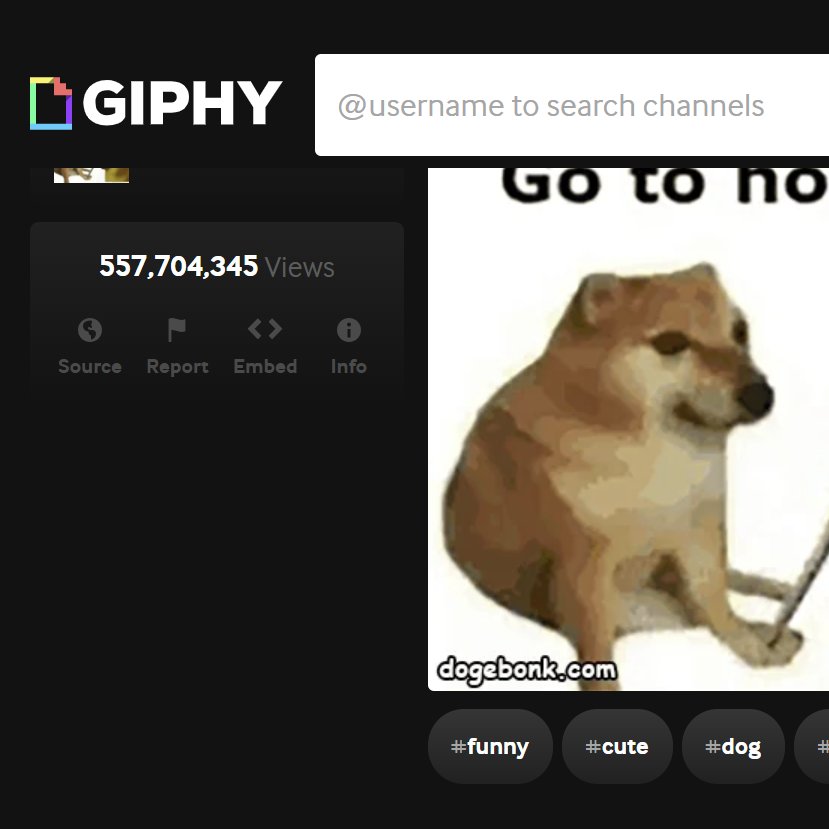 BONK gif: 295.5M views
HORNY JAIL gif: 557.7M views

BONK mcap: 2.6B
$JAIL mcap: 2.1M
