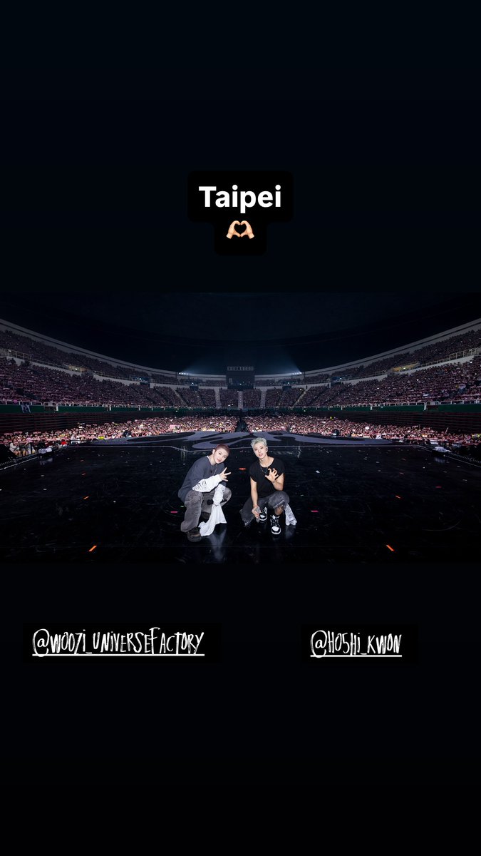 updatingsvt's tweet image. [#INSTAGRAM STORY] 250728 HOSHI #호시 

🐯: Taipei
🫶🏻
@.woozi_universefactory @.ho5hi_kwon

🐯: see you
Taipei
💚

🐯: @.woozi_universefactory @.ho5hi_kwon