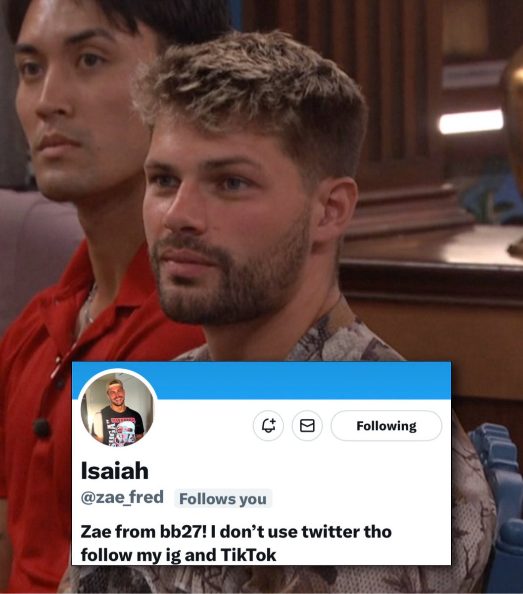 ZaeFredUpdates's tweet image. 🚨| go give Zae’s x page support @zae_fred

#bb27