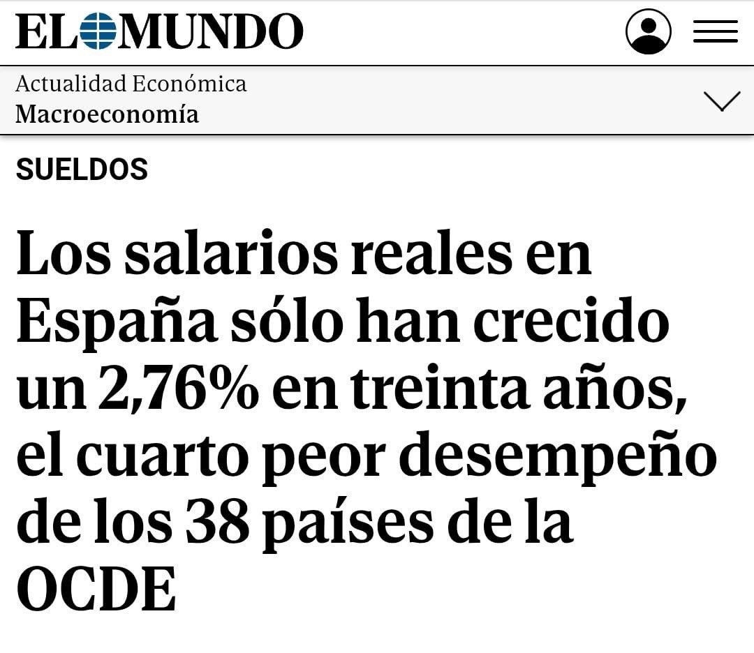 ATopeFeliz's tweet image. No llegas a fin de mes.
No puedes comprarte una casa.
Etcโฆ
ยฟY por quรฉ el Gobierno de Espaรฑa saca pecho de las subidas de salarios y que la economรญa va como un cohete??.